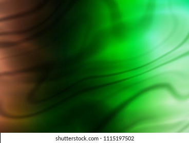 Dark Green vector abstract bright pattern. Brand new colored illustration in blurry style with gradient. The elegant pattern can be used as part of a brand book.
