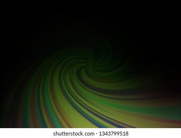 Dark Green vector abstract bright background. A completely new color illustration in a bokeh style. The template can be used for your brand book.