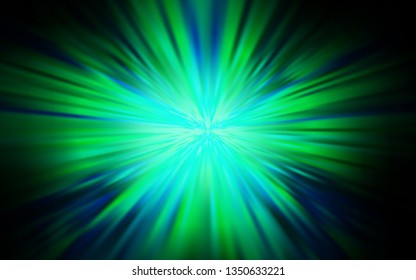 Dark Green vector abstract bright template. Colorful illustration in abstract style with gradient. Blurred design for your web site.