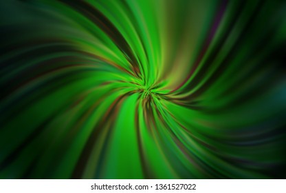 Dark Green vector abstract bright template. Glitter abstract illustration with gradient design. Background for designs.