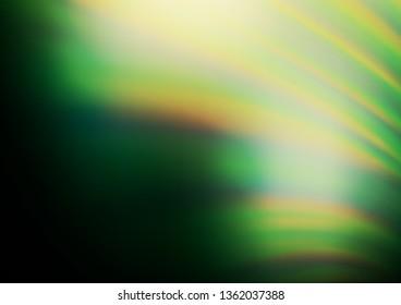 Dark Green vector abstract bright template. A completely new color illustration in a bokeh style. A completely new design for your business.