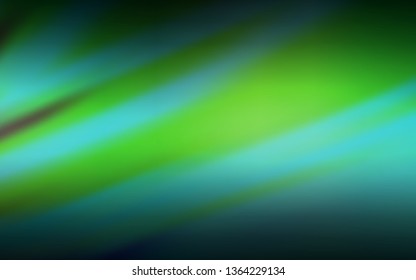 Dark Green vector abstract bright pattern. New colored illustration in blur style with gradient. New design for your business.