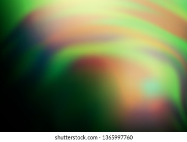 Dark Green vector abstract bright template. Creative illustration in halftone style with gradient. The best blurred design for your business.