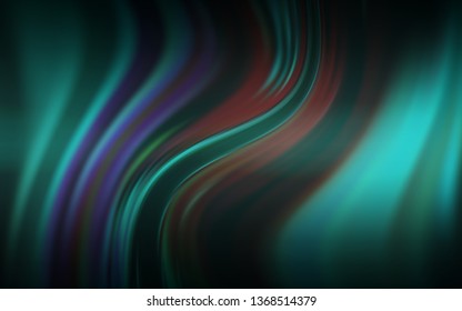 Dark Green vector abstract bright pattern. Creative illustration in halftone style with gradient. The best blurred design for your business.