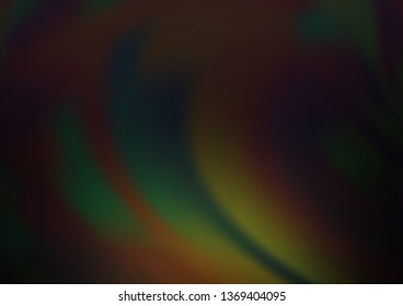 Dark Green vector abstract bright background. Creative illustration in halftone style with gradient. The elegant pattern for brand book.