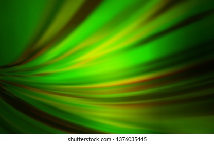 Dark Green vector abstract bright texture. New colored illustration in blur style with gradient. New design for your business.