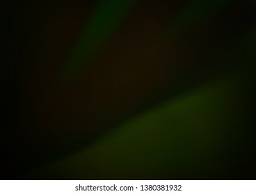 Dark Green vector abstract bright background. Colorful illustration in blurry style with gradient. The elegant pattern for brand book.