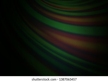 Dark Green vector abstract bright template. Colorful illustration in abstract style with gradient. The background for your creative designs.