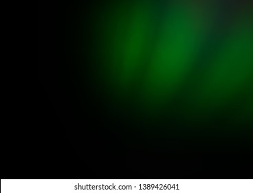 Dark Green vector abstract bright template. A vague abstract illustration with gradient. A completely new design for your business.