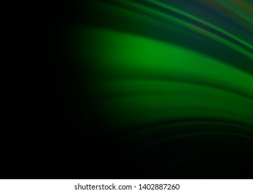 Dark Green vector abstract bright background. A vague abstract illustration with gradient. Brand new design for your business.