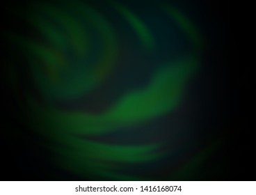 Dark Green vector abstract bright background. Colorful abstract illustration with gradient. A completely new design for your business.