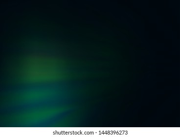 Dark Green vector abstract bright template. A completely new color illustration in a bokeh style. The best blurred design for your business.