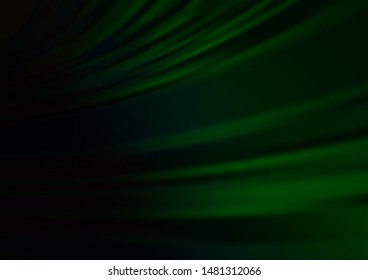 Dark Green vector abstract bright template. A completely new color illustration in a bokeh style. A completely new design for your business.