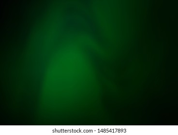 Dark Green vector abstract bright background. Glitter abstract illustration with an elegant design. The template can be used for your brand book.