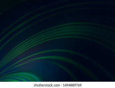 Dark Green vector abstract bright template. Creative illustration in halftone style with gradient. Brand new style for your business design.