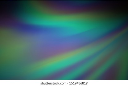 Dark Green vector abstract bright pattern. Abstract colorful illustration with gradient. Blurred design for your web site.