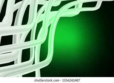 Dark Green vector abstract bright pattern. A completely new colored illustration in blur style. Blurred design for your web site.