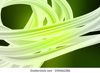 Dark Green vector abstract bright texture. A completely new colored illustration in blur style. Completely new design for your business.