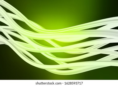 Dark Green vector abstract bright template. Shining colorful illustration in smart style. New style design for your brand book.