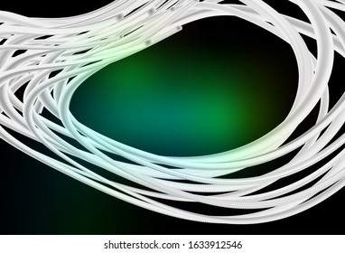 Dark Green vector abstract bright texture. Abstract colorful illustration with gradient. Background for a cell phone.