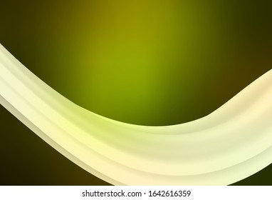 Dark Green vector abstract bright pattern. An elegant bright illustration with gradient. Background for designs.