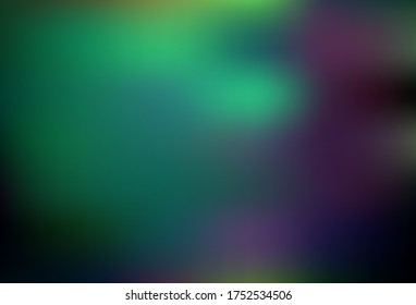 Dark Green vector abstract bright template. Creative illustration in halftone style with gradient. Smart design for your work.