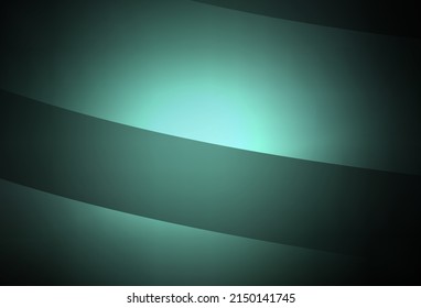 Plantilla brillante abstracta de vector verde oscuro. Ilustración colorida abstracta con gradiente. Nueva forma de tu diseño.