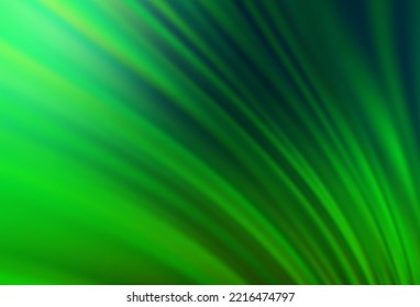 Dark Green Vector Abstract Bright Texture. A Completely New Colored Illustration In Blur Style. New Way Of Your Design.