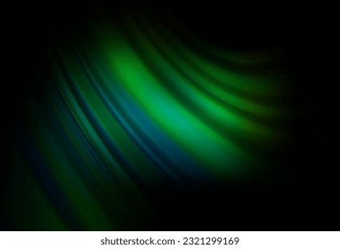 Patrón brillante abstracto del vector verde oscuro. Ilustración creativa en estilo de semitono con gradiente. El mejor diseño borroso para su negocio.