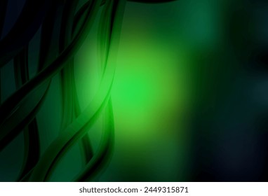 Dark Green vector abstract bright texture. Abstract colorful illustration with gradient. Blurred design for your web site.