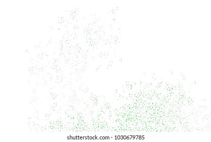 Dark Green vector abstract colorful background, which consist of triangles. Pattern with colored triangles on white background.