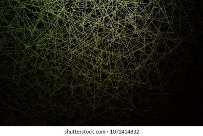 Dark Green vector abstract colorful background, which consist of triangles. Pattern with colored triangles on white background.