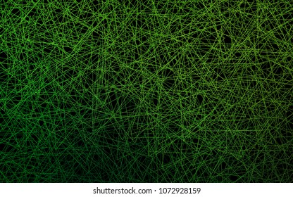Dark Green vector abstract colorful background, which consist of triangles. Pattern with colored triangles on white background.