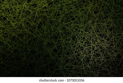 Dark Green vector abstract colorful background, which consist of triangles. Pattern with colored triangles on white background.