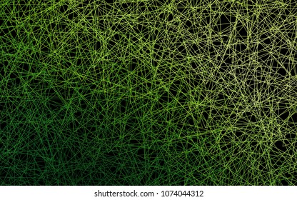 Dark Green vector abstract colorful background, which consist of triangles. Pattern with colored triangles on white background.