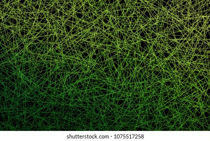 Dark Green vector abstract colorful background, which consist of triangles. Pattern with colored triangles on white background.