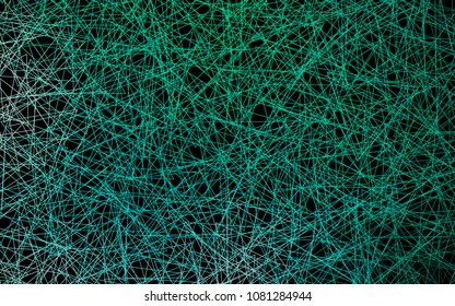 Dark Green vector abstract colorful background, which consist of triangles. Pattern with colored triangles on white background.