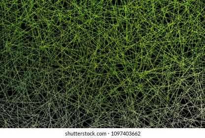 Dark Green vector abstract colorful background, which consist of triangles. Pattern with colored triangles on white background.