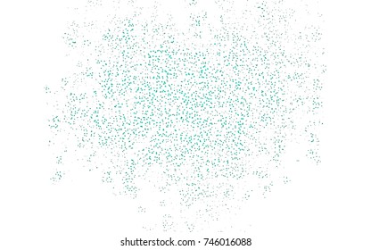 Dark Green vector abstract colorful background, which consist of triangles. Pattern with colored triangles on white background.