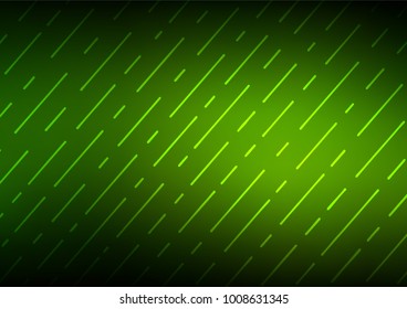 Dark Green vector abstract doodle background. Geometric doodle illustration in Origami style with gradient. Hand painted design for web, leaflet, textile.
