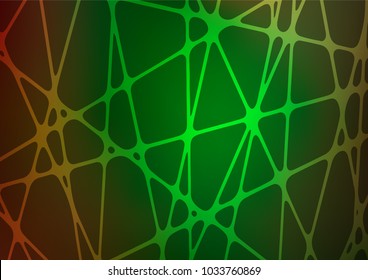 Dark Green vector abstract doodle background. Glitter abstract illustration with doodles and Zen tangles. The template can be used as a background for cell phones.