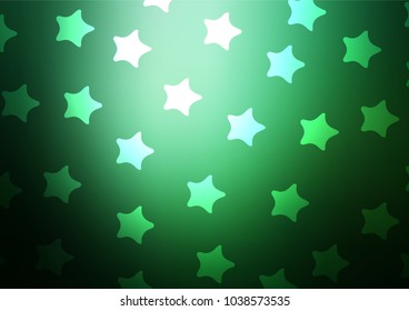Dark Green vector abstract doodle texture. A vague abstract illustration with doodles in Indian style. The elegant pattern can be used as a part of a brand book.