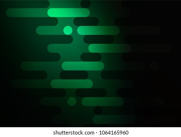 Dark Green vector abstract doodle background. Colorful illustration in abstract style with doodles and Zen tangles. The elegant pattern can be used as a part of a brand book.