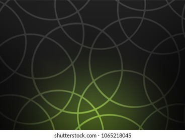 Dark Green vector abstract doodle texture. Creative illustration in blurred style with doodles and Zen tangles. The elegant pattern can be used as a part of a brand book.