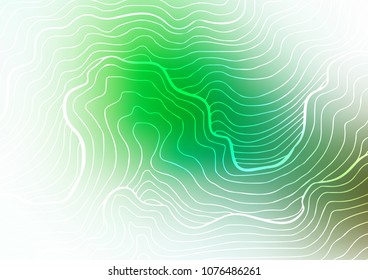 Dark Green vector abstract doodle template. Creative illustration in blurred style with doodles and Zen tangles. Hand painted design for web, wrapping, wallpaper.