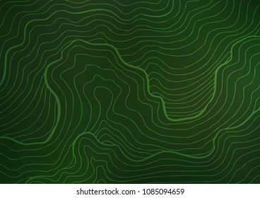 Dark Green vector abstract doodle template. Brand-new colored illustration in blurry style with doodles. The textured pattern can be used for website.