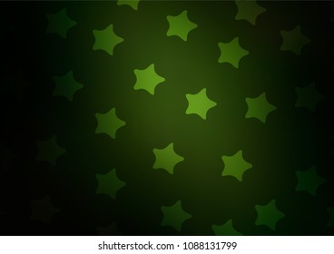 Dark Green vector abstract doodle texture. An elegant bright illustration with lines in Natural style. Hand painted design for web, leaflet, textile.