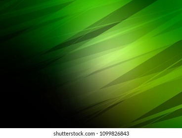 Dark Green vector abstract doodle template. Modern geometrical abstract illustration with doodles. Brand new style for your business design.