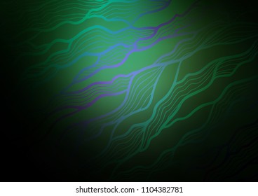Dark Green vector abstract doodle background. Sketchy hand drawn doodles on blurred background. The completely new template can be used for your brand book.