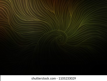 Dark Green vector abstract doodle texture. Modern geometrical abstract illustration with doodles. The best blurred design for your business.